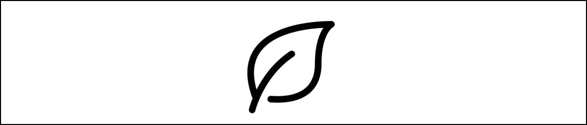 Symbol eines Blattes – steht für natürliche und nachhaltige Inhaltsstoffe.
